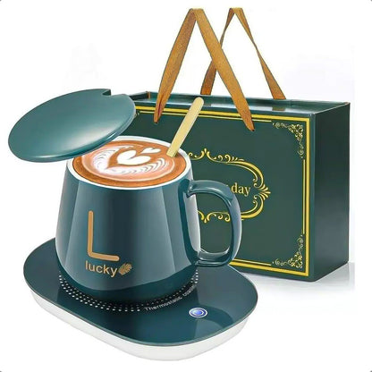 Tazas Calentadora Tazas Con Plato Tazon Cafe Leche Taza Mug