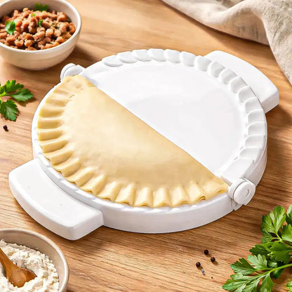 Molde Para Empanadas Redondo De 21 Cm Antiaadherente Okshop Blanco