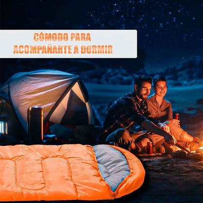 Saco De Dormir Camping Saco De Dormir Adulto Saco De Dormir Naranja Derecho