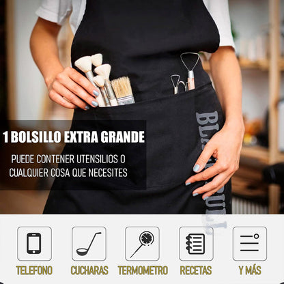 Delantal Parrillero Delantal Cocina Pechera Cocina Mandil