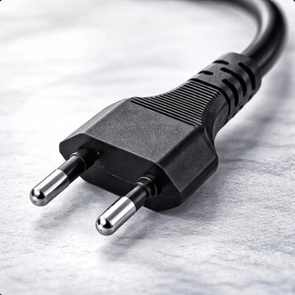 Cable De Alimentación Cable De Poder 3 Clavijas Cable 1.5 M Negro