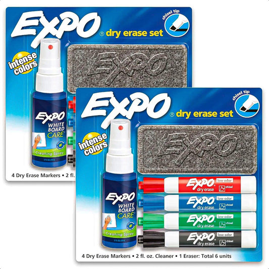 Marcadores Plumon Pizarra Borrador Liquido Pack 2 Marcadores Set Marcadores