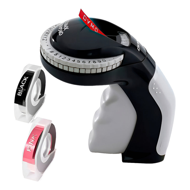 Rotuladora Manual Etiquetadora En Relieve 3d Estampadora Negro