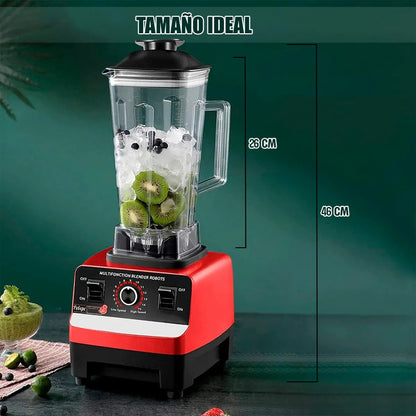 Licuadora Eléctrica Okshop De 2.5 L Con 15 Velocidades Y Jarra De Plástico Blanco