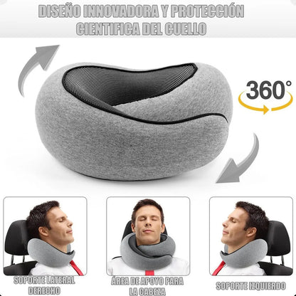 Almohada Para Cuello Cojin Para Cuello Almohada De Viaje Cojin Cervical Viaje Hipoalergenico Algodón Transpirable Almohada Cuello Para Viajes Antibacteriana Cojin Cervical Antihongos Amarillo Okshop