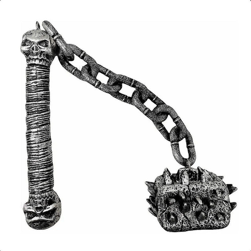 Juguete Plástico De Halloween Maza Mangual Con Cadena