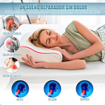 Almohadas Memory Almohada Viscoelastica Almohada Ortopedica Arcashopping Almohada Ortopedica Cervical Almohadas Terapeuticas Almohada Cervical Almuadas Almohada De Espuma Viscoelástica
