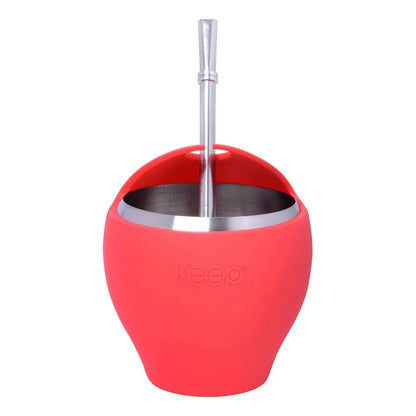 Mate Con Bombilla Keep Mate Acero Inoxidable Mate 230ml Mate Rosa Mate