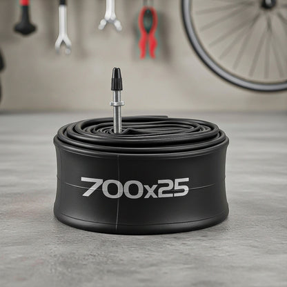 Camara Bicicleta Camara Para Bicicleta 700x25 Camara Bici Presta Negro