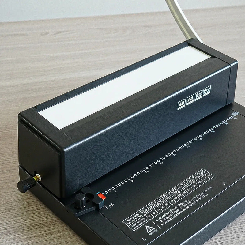 Anilladora Espirales Anilladora Perforadora Encuadernadora Negro