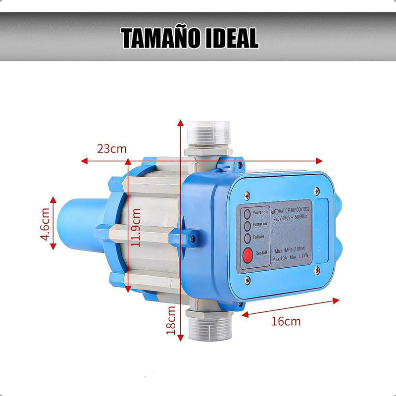 Controlador Automático Presión De Agua Controlador De Bomba