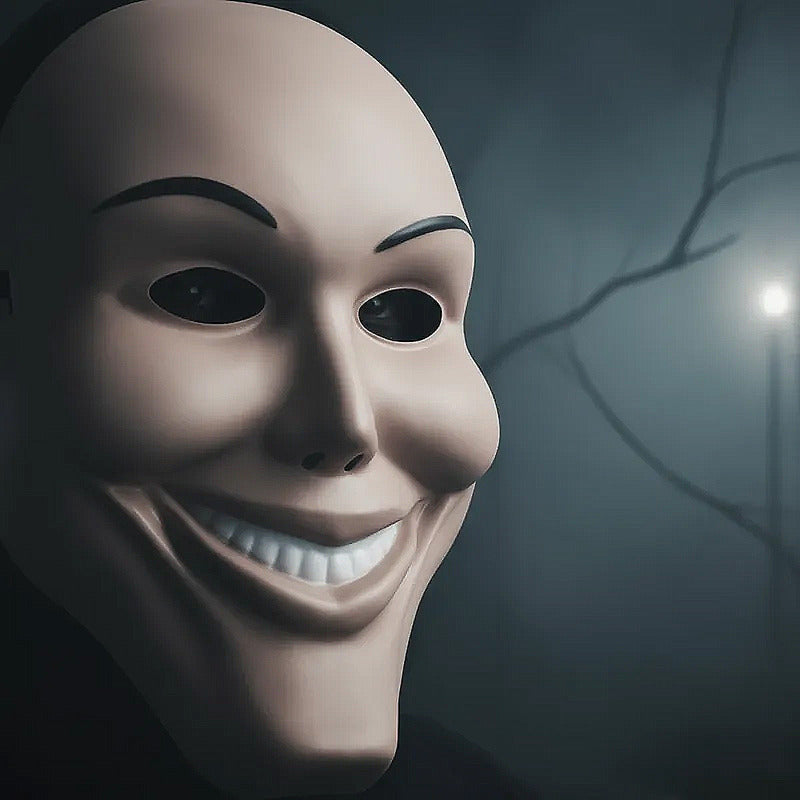 Máscara La Purga Máscara De Halloween Disfraz Mascaras Hallo Rosa La Purga Sonrisa