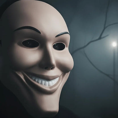 Máscara La Purga Máscara De Halloween Disfraz Mascaras Hallo Rosa La Purga Sonrisa