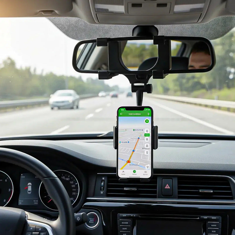 Pack 2 Soporte Auto Celular Soporte De Celular Auto Soporte Negro