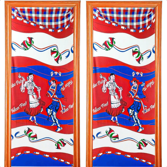 Fundas Para Puertas Fiestas Patrias Chile Pack2 Funda Puerta Modelo 9