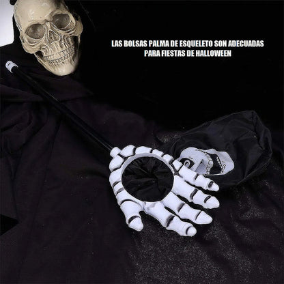 Bolsa Para Dulces Halloween Bolsa Dulces Fiestas Esqueleto Naranja
