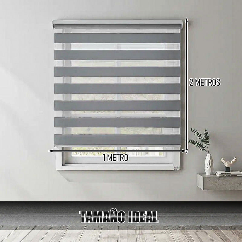 Cortinas Roller Cortina Roller 100x200cm Persianas Enrollabl Blanco