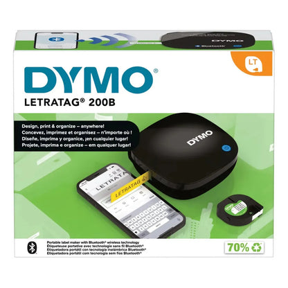 Etiquetadora Dymo Portátil Térmica Con Bluetooth Y Sin Pilas Incluidas Negro