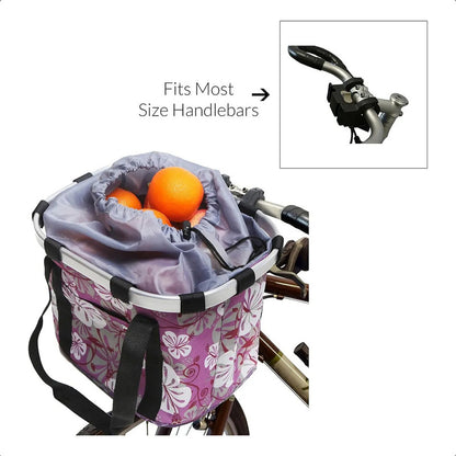 Canasto De Bicicletas Para Perros Canasto Delantero Canasto Negro