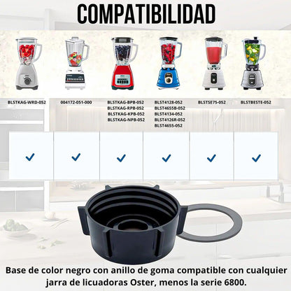 Base De Vaso Oster Base Para Licuadora Oster Repuestos Oster Negro