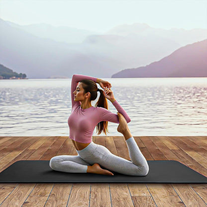 Colchonetas Deportivas Mat Yoga Mat Ejercicio Colchoneta Eje Azul