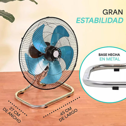 Ventilador 3 En 1 Industrial Ventilador Mural Aspas Metálicas Pedestal Okshop Ventilador Industrial Metalico Alta Potencia 3 En 1 Ventilador Verano Calor Alta Potencia Silencioso Pedestal Pared Muro