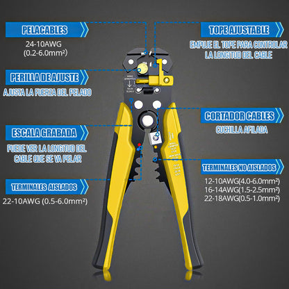 Alicate Pelacable Pelacable Automatico Herramienta Pelacable