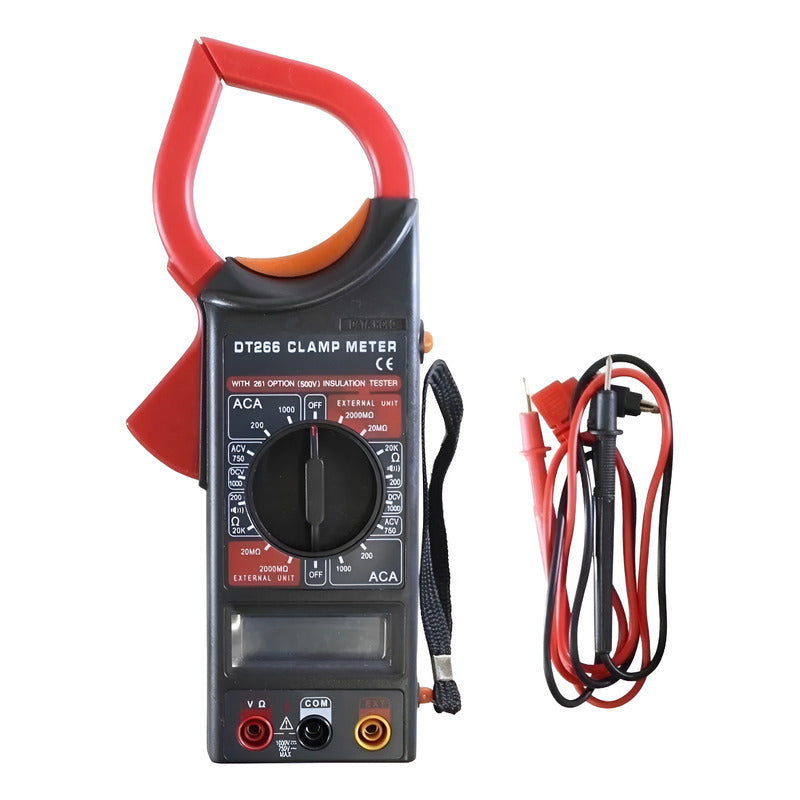 Tester Digital Pinza Amperimétrica Okshop Multímetro Automotriz 1000a