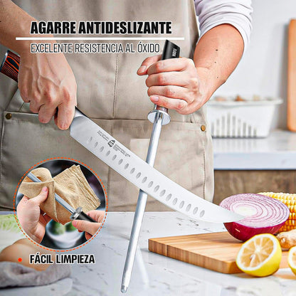 Afilador De Cuchillo Espada Afiladora Wayu Varilla De Afilar Negro