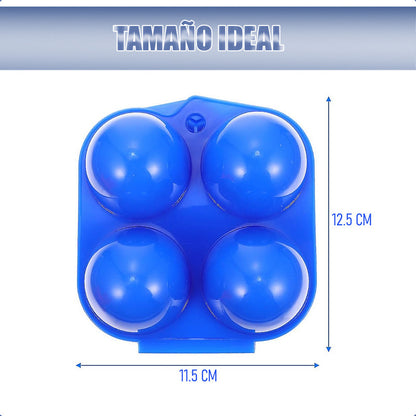 Pack 2 Organizador Huevos Dispensador De Huevos Porta Huevo Naranja