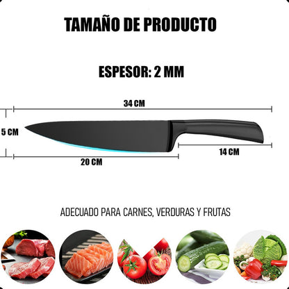 Cuchillo De Cocinero Cuchillo Chef Profesional Cuchillo 8 In