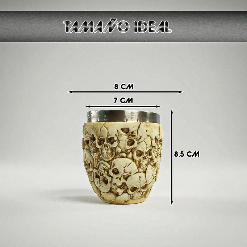 Vasos Shot Shoperos Cerveceros Vaso Calavera Vaso Shopero Beige