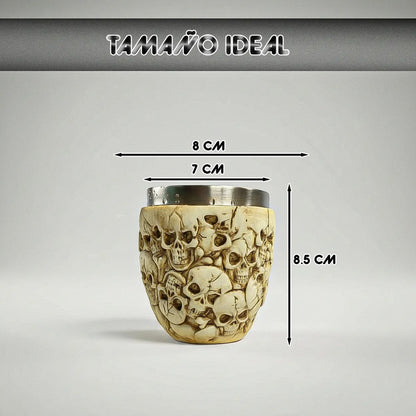 Vasos Shot Shoperos Cerveceros Vaso Calavera Vaso Shopero Beige