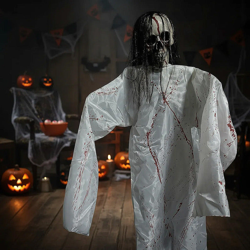 Monstruo Calavera Halloween Adorno Halloween Con Sonido