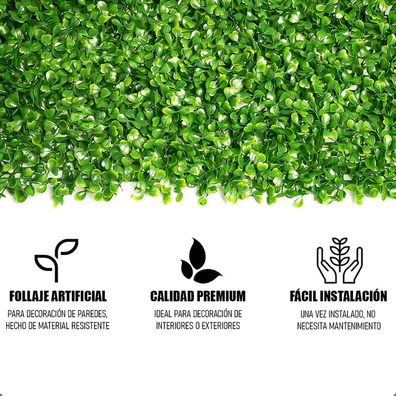 Muro Verde Artificial 60x40cm Pack 10 Jardin Vertical Artificial Arcashopping Follaje Artificial Sintético Muro Verde Pared Decoración Casa Hogar Jardín Malla Decorativa Para Pared Paneles De Pared
