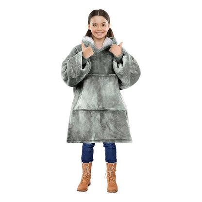 Poleron Peludo De Niña Poleron Con Capucha Niño Polerones Poleron Gigante Poleron Sherpa Frio Invierno Pijama Polar Manta Sherpa Polerón Niño Poleron