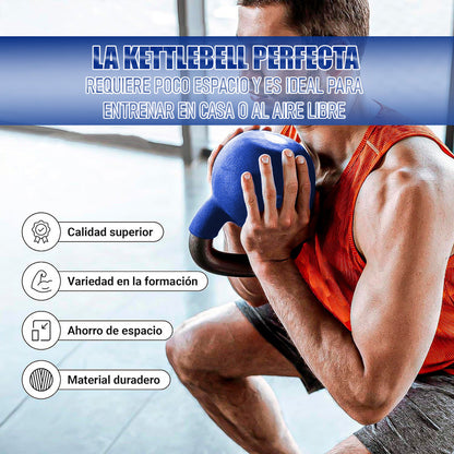 Pesa Rusa 4 Kg Pesas Kettlebell 4 Kg Pesa Rusa Crossfit Pesa Azul