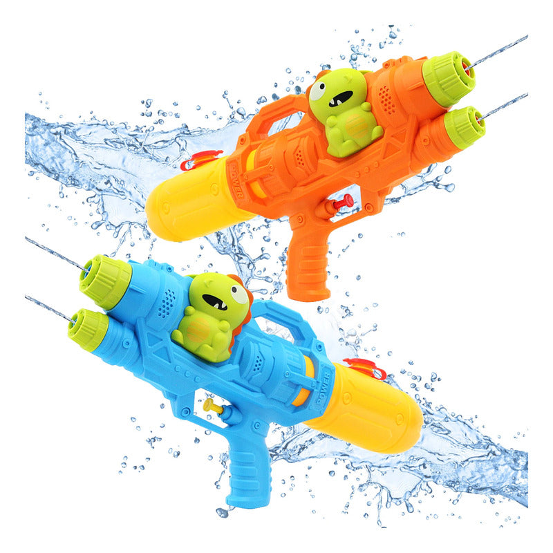 X2 Pistola De Agua Juguete Lanzador De Agua Pistola Lanza Ag