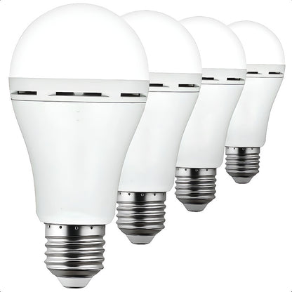 Ampolleta Led 12w Ampolleta De Emergencia Pack 4 Ampolletas Blanco Frío