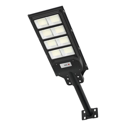 Reflector Led Solar Arca De 1 Kw Con Sensor De Movimiento Y Luz Blanca Negro Blanco