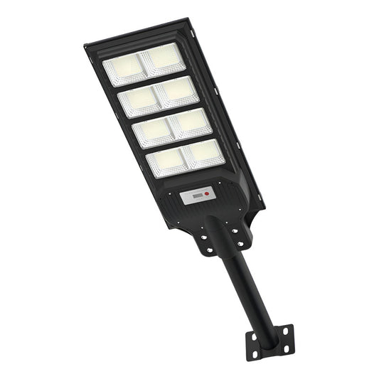 Reflector Led Solar 1000w Arca Con Sensor Movimiento Carcasa Negro Luz Blanca Blanco