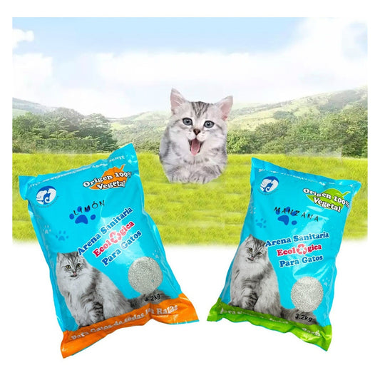 Arena Arenero Para Gatos Baño Sanitario Aromatizado 3.2 Kg