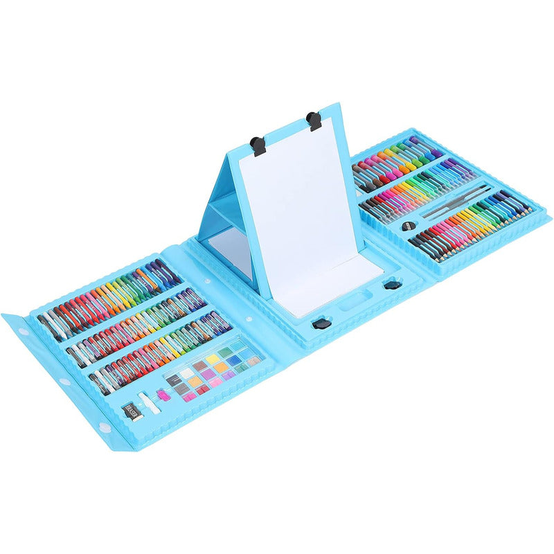 Set De Pintura De 208 Piezas Infantil Portatil Juego Lapices