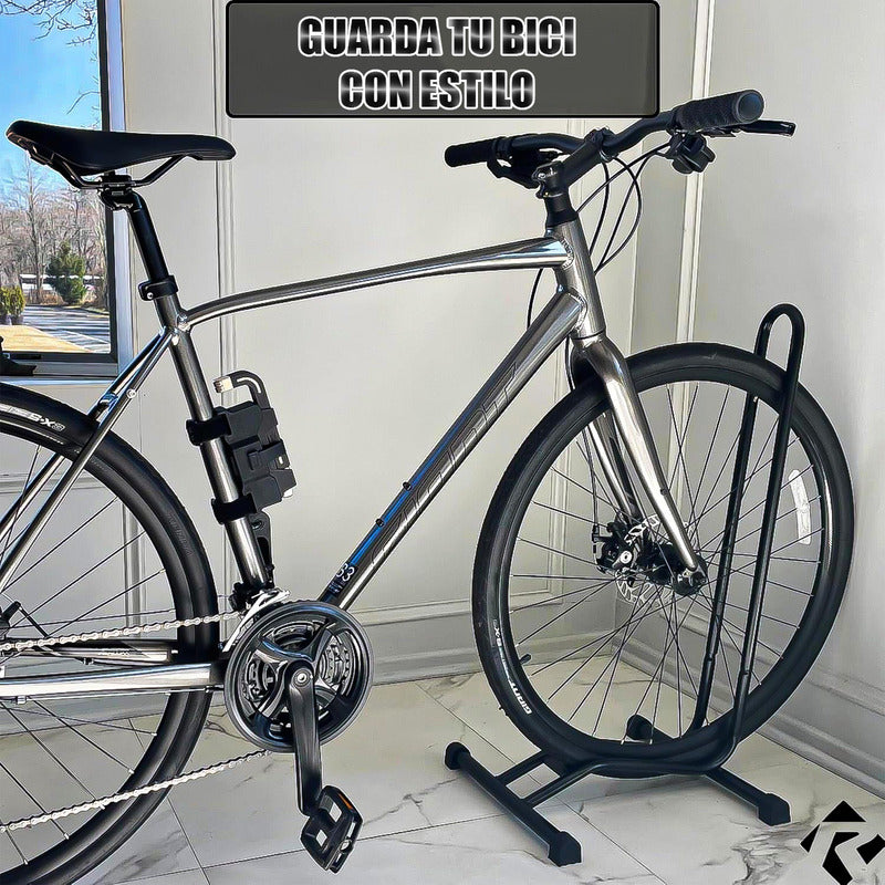 Soporte Bicicleta Soporte De Piso Bici Soporte De Bicicleta Negro