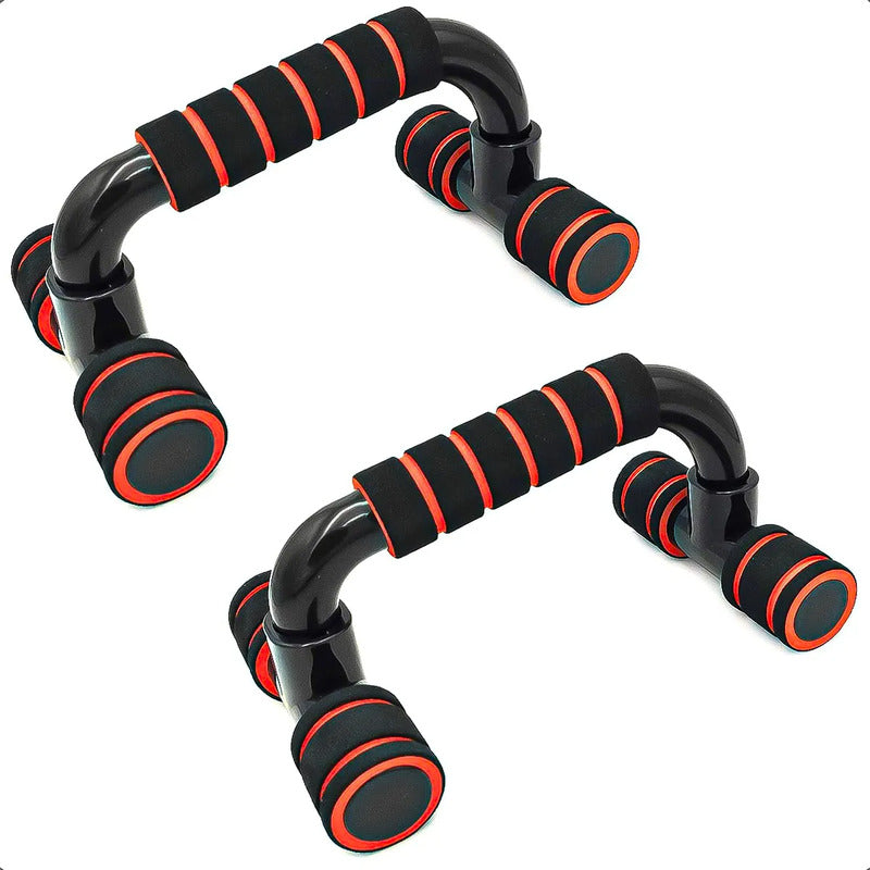 Barra Para Flexiones Soporte De Flexiones Push Up Flexiones Negro/naranja