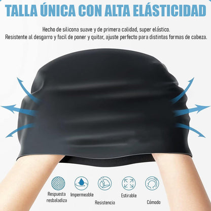 Pack X2 Gorra Natacion Gorros De Natacion Gorro Baño Piscina