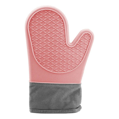 Guantes Para Horno Toma Ollas Guantes De Silicona Guante De Cocina Algodon Okshop Protector De Silicona Flexible 27 Cm Pack 2 Toma Olla Guante Silicona Manopla Rosa