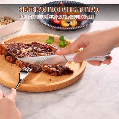 Cuchillo Para Carne Cuchillo De Cocina Cuchillos Carniceros Blanco