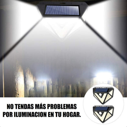 Lamparas Solares Jardin Farol Solar Exterior Foco Led Farole Negro