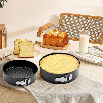 Moldes Para Tortas Redondos Pack 6 Moldes Desmontables Molde Gris